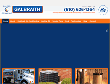 Tablet Screenshot of galbraithoil.com